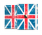 The Scratched Surface London England Flag Full Body Skin Set for the Apple iPad Mini 3