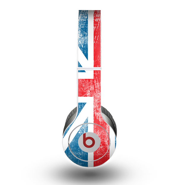 The Scratched Surface London England Flag Skin for the Beats by Dre Original Solo-Solo HD Headphones