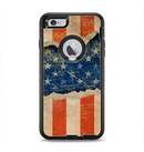 The Scratched Surface Peeled American Flag Apple iPhone 6 Plus Otterbox Defender Case Skin Set