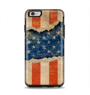The Scratched Surface Peeled American Flag Apple iPhone 6 Plus Otterbox Symmetry Case Skin Set