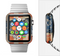 The Scratched Surface Peeled American Flag Full-Body Skin Kit for the Apple Watch