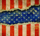The Scratched Surface Peeled American Flag Skin for (Choose Device)
