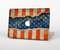The Scratched Surface Peeled American Flag Skin Set for the Apple MacBook Pro 13"   (A1278)