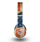 The Scratched Surface Peeled American Flag Skin for the Beats by Dre Original Solo-Solo HD Headphones