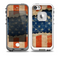 The Scratched Surface Peeled American Flag Skin for the iPhone 5-5s frē LifeProof Case