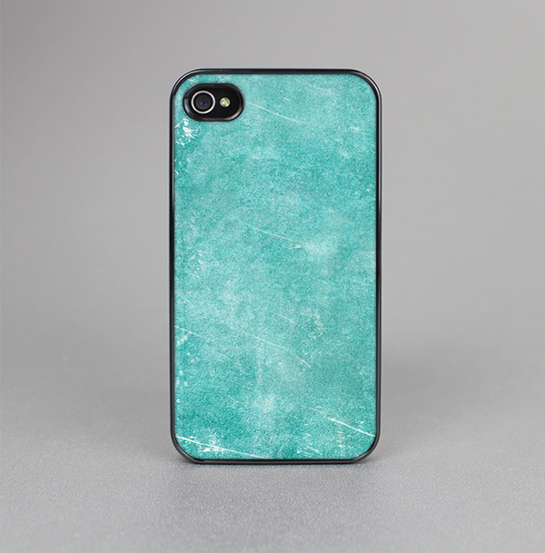 The Scratched Turquoise Surface Skin-Sert for the Apple iPhone 4-4s Skin-Sert Case