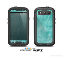 The Scratched Turquoise Surface Skin For The Samsung Galaxy S3 LifeProof Case