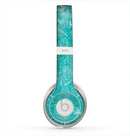 The Scratched Turquoise Surface Skin for the Beats by Dre Solo 2 Headphones