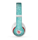 The Scratched Turquoise Surface Skin for the Beats by Dre Studio (2013+ Version) Headphones