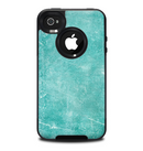 The Scratched Turquoise Surface Skin for the iPhone 4-4s OtterBox Commuter Case