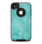 The Scratched Turquoise Surface Skin for the iPhone 4-4s OtterBox Commuter Case