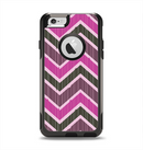 The Scratched Vintage Chevron Surface Apple iPhone 6 Otterbox Commuter Case Skin Set