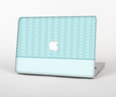 The Seamless Blue Subtle Floral Strips Skin for the Apple MacBook Pro Retina 15"