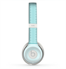 The Seamless Blue Subtle Floral Strips Skin for the Beats by Dre Solo 2 Headphones
