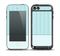 The Seamless Blue Subtle Floral Strips Skin for the iPod Touch 5th Generation frē LifeProof Case