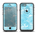 The Seamless Blue Waves Apple iPhone 6/6s LifeProof Fre Case Skin Set