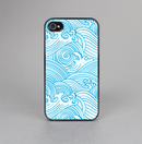 The Seamless Blue Waves Skin-Sert for the Apple iPhone 4-4s Skin-Sert Case