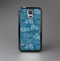 The Seamless Blue and White Paisley Swirl Skin-Sert Case for the Samsung Galaxy S5