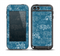 The Seamless Blue and White Paisley Swirl Skin for the iPod Touch 5th Generation frē LifeProof Case