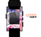 The Seamless Pink & Blue Color Leaves Skin for the Pebble SmartWatch
