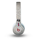 The Seamless Tan Floral Pattern Skin for the Beats by Dre Mixr Headphones