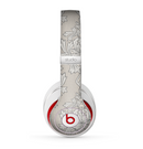 The Seamless Tan Floral Pattern Skin for the Beats by Dre Studio (2013+ Version) Headphones