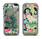 The Shades of Green Swirl Pattern V32 Apple iPhone 5c LifeProof Fre Case Skin Set