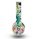 The Shades of Green Swirl Pattern V32 Skin for the Original Beats by Dre Wireless Headphones