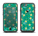 The Shades of Green Vector Flower-Bed Apple iPhone 6/6s LifeProof Fre Case Skin Set