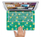 The Shades of Green Vertical Stripes Skin Set for the Apple MacBook Pr ...