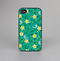 The Shades of Green Vector Flower-Bed Skin-Sert for the Apple iPhone 4-4s Skin-Sert Case