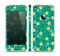 The Shades of Green Vector Flower-Bed Skin Set for the Apple iPhone 5