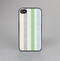 The Shades of Green Vertical Stripes Skin-Sert for the Apple iPhone 4-4s Skin-Sert Case
