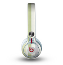 The Shades of Green Vertical Stripes Skin for the Beats by Dre Mixr Headphones
