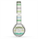 The Shades of Green Vertical Stripes Skin for the Beats by Dre Solo 2 Headphones