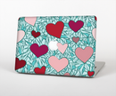 The Shades of Green Swirl Pattern V32 Skin for the Apple MacBook Pro Retina 15"