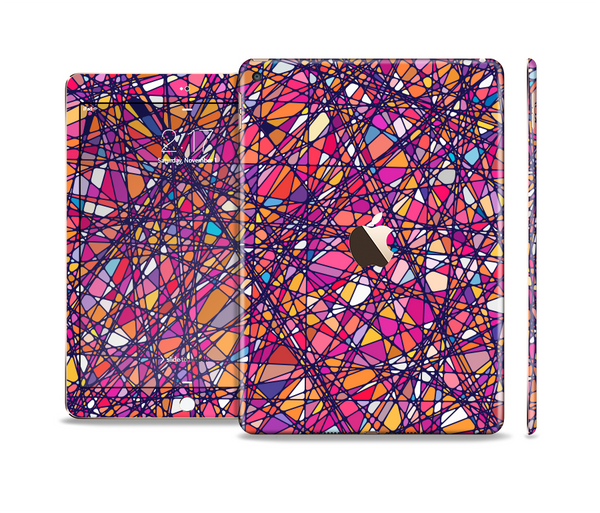 The Shards of Neon Color Skin Set for the Apple iPad Pro