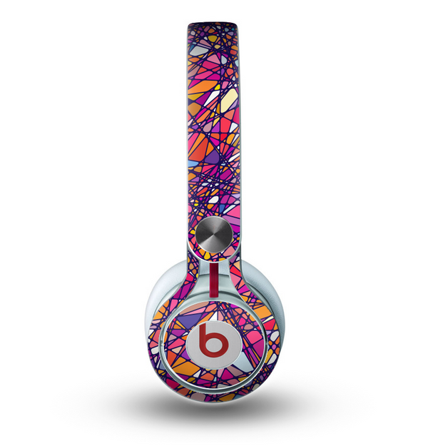 The Shards of Neon Color Skin for the Beats by Dre Mixr Headphones