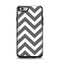 The Sharp Gray & White Chevron Pattern Apple iPhone 6 Otterbox Symmetry Case Skin Set