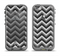The Sharp Layered Black & Gray Chevron Pattern Apple iPhone 5c LifeProof Fre Case Skin Set