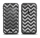 The Sharp Layered Black & Gray Chevron Pattern Apple iPhone 6/6s LifeProof Fre Case Skin Set
