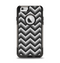 The Sharp Layered Black & Gray Chevron Pattern Apple iPhone 6 Otterbox Commuter Case Skin Set