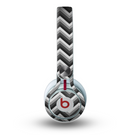 The Sharp Layered Black & Gray Chevron Pattern Skin for the Beats by Dre Mixr Headphones