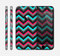 The Sharp Pink & Teal Chevron Pattern Skin for the Apple iPhone 6