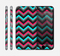 The Sharp Pink & Teal Chevron Pattern Skin for the Apple iPhone 6