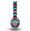 The Sharp Pink & Teal Chevron Pattern Skin for the Beats by Dre Original Solo-Solo HD Headphones