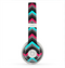 The Sharp Pink & Teal Chevron Pattern Skin for the Beats by Dre Solo 2 Headphones