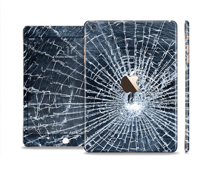 The Shattered Glass Full Body Skin Set for the Apple iPad Mini 3