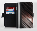 The Shiny Brown Highlighted Line-Surface Ink-Fuzed Leather Folding Wallet Credit-Card Case for the Apple iPhone 6/6s, 6/6s Plus, 5/5s and 5c