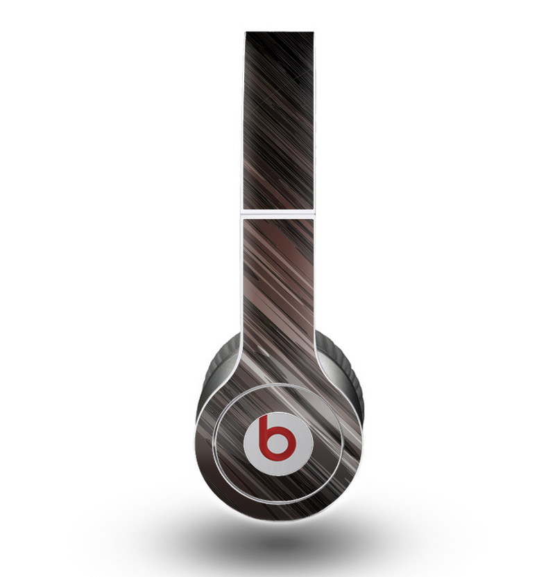 The Shiny Brown Highlighted Line-Surface Skin for the Beats by Dre Original Solo-Solo HD Headphones